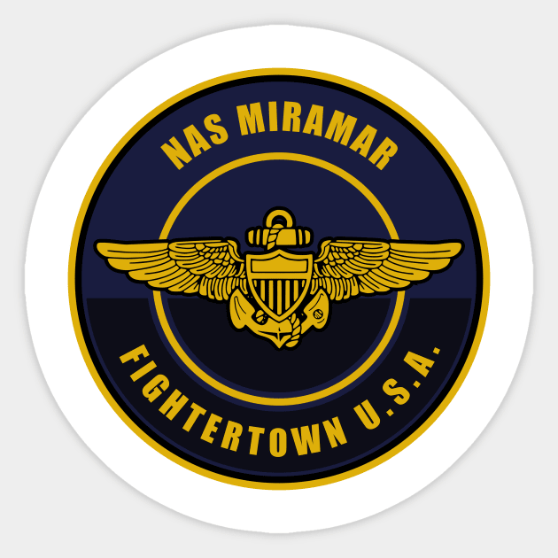 NAS Miramar Fightertown U.S.A. Sticker by Tailgunnerstudios